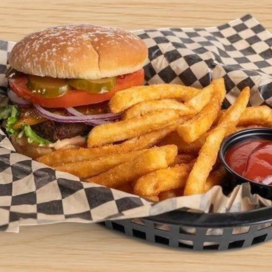 Angus steak cheeseburger