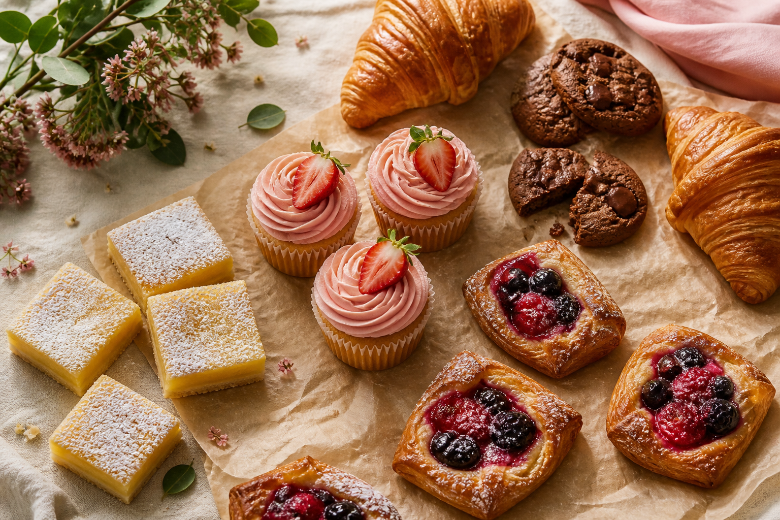 Fresh baked goods
